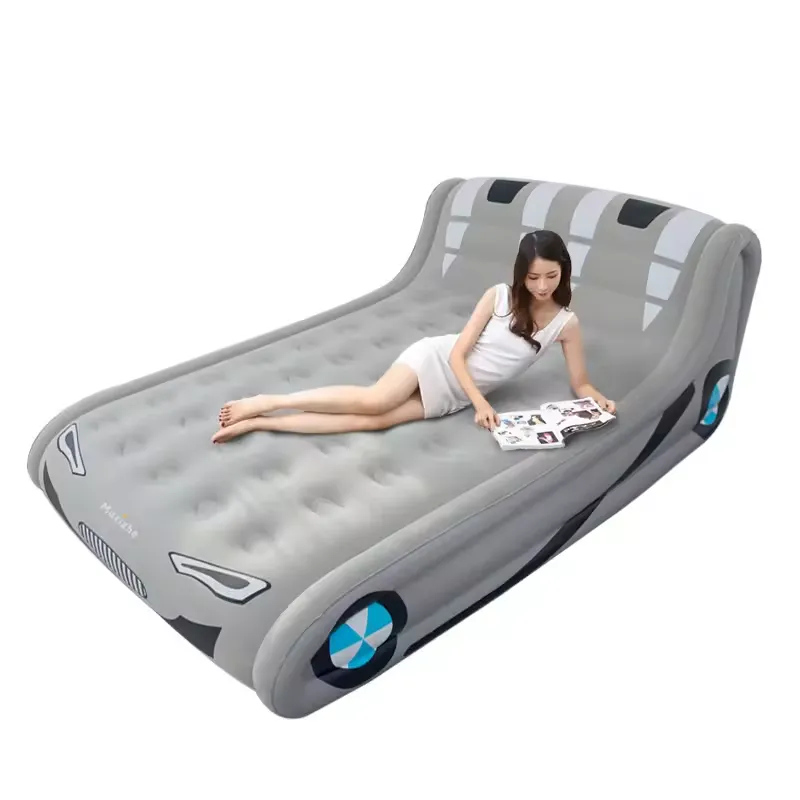 Single Double Backrest Air Bed Outdoor Wild Camping