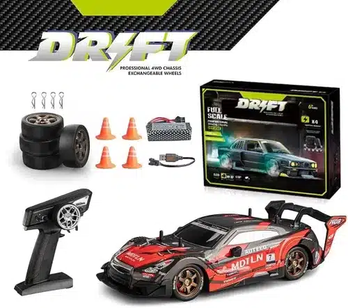 4WD RC Drift Racing Car with LED Lights